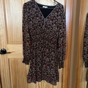 Max Studio Womens Short Long Sleeves Sleeveless Dress